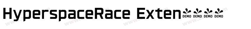 HyperspaceRace Exten字体转换